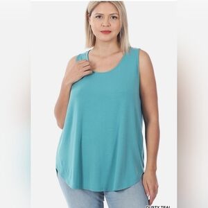 Zenana Round Neck Sleevless Top